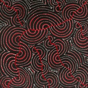 Mina Mina Jukurrpa (Mina Mina Dreaming) by Christine Nakamarra Curtis