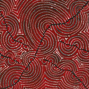 Mina Mina Jukurrpa (Mina Mina Dreaming) by Christine Nakamarra Curtis