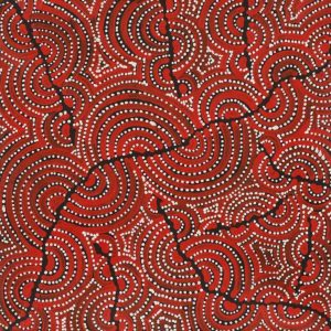 Mina Mina Jukurrpa (Mina Mina Dreaming) by Christine Nakamarra Curtis
