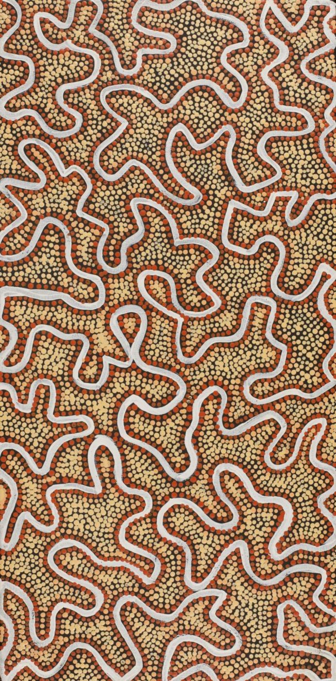 Ngapa Jukurrpa (Water Dreaming) - Puyurru by Kelly-Anne Nungarrayi Gibson