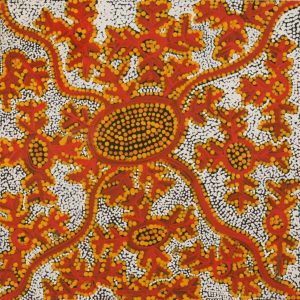 Watiya-warnu Jukurrpa (Seed Dreaming) by Tanya Nungarrayi Collins
