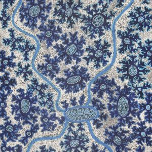 Watiya-warnu Jukurrpa (Seed Dreaming) by Tanya Nungarrayi Collins