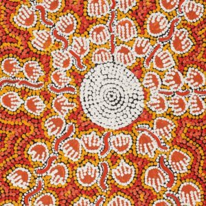 Wardapi Jukurrpa (Goanna Dreaming) - Yarripilangu by Jereline Nungarrayi Brown