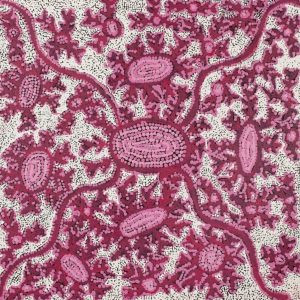 Watiya-warnu Jukurrpa (Seed Dreaming) by Tanya Nungarrayi Collins