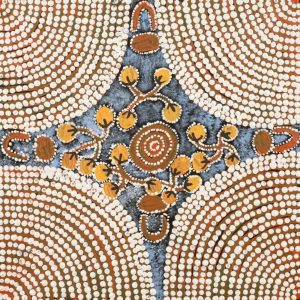 Wanakiji Jukurrpa (Bush Tomato Dreaming) by Jereline Nungarrayi Brown