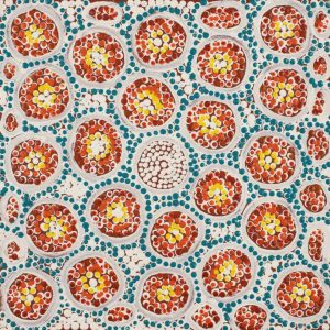 Wanakiji Jukurrpa (Bush Tomato Dreaming) by Jereline Nungarrayi Brown