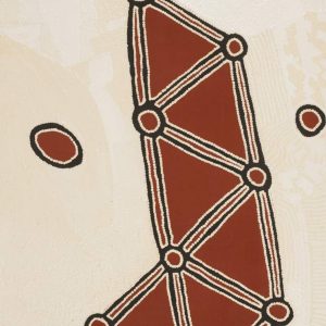 Ngapa Jukurrpa (Water Dreaming)  -  Puyurru by Maxie Jampijinpa Pollard