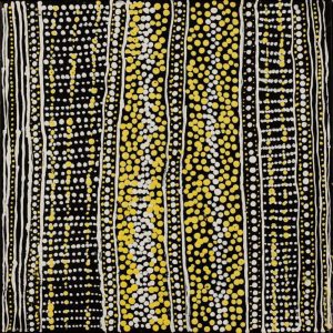 Ngapa Jukurrpa (Water Dreaming)  - Mikanji by Wendy Nungarrayi Brown