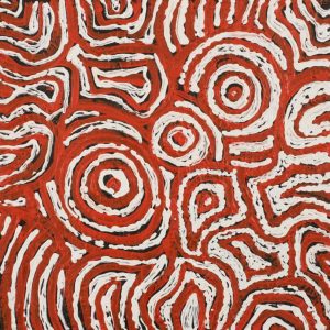 Ngapa Jukurrpa (Water Dreaming)  - Mikanji by Juliette Nampijinpa Brown
