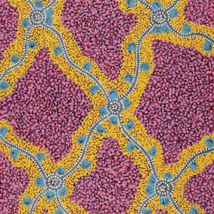Wardapi Jukurrpa (Goanna Dreaming) - Yarripilangu by Melissa Napangardi Williams
