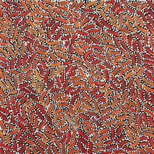 Warlukurlangu Jukurrpa (Fire country Dreaming) by Nathania Nangala Granites