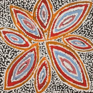 Ngapa Jukurrpa (Water Dreaming)  - Mikanji by Juliette Nampijinpa Brown