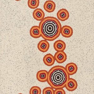 Pamapardu Jukurrpa (Flying Ant Dreaming)  - Warntungurru by Kara Napangardi Ross