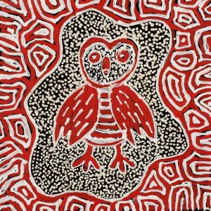 Ngapa Jukurrpa (Water Dreaming)  - Mikanji by Juliette Nampijinpa Brown