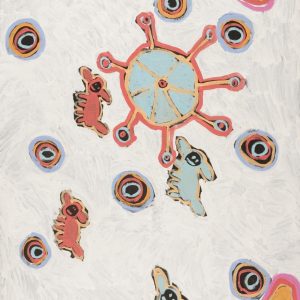 Mina Mina Jukurrpa (Mina Mina Dreaming) by Saraeva Napangardi Marshall