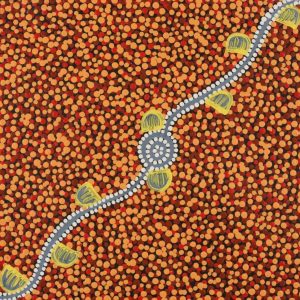 Wardapi Jukurrpa (Goanna Dreaming) - Yarripilangu by Melissa Napangardi Williams