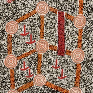 Yankirri Jukurrpa (Emu Dreaming) - Ngarlikirlangu by Michael Japaljarri Wayne