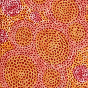 Pamapardu Jukurrpa (Flying Ant Dreaming)  - Warntungurru by Vanessa Nampijinpa Brown