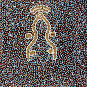 Ngapa Jukurrpa (Water Dreaming)  -  Pirlinyarnu by Renae Nakamarra Stevenson