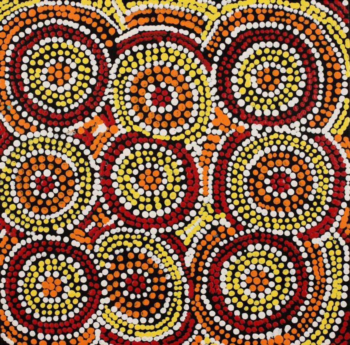 Wanakiji Jukurrpa (Bush Tomato Dreaming) by Teranie Nangala Williams