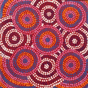 Wanakiji Jukurrpa (Bush Tomato Dreaming) by Teranie Nangala Williams