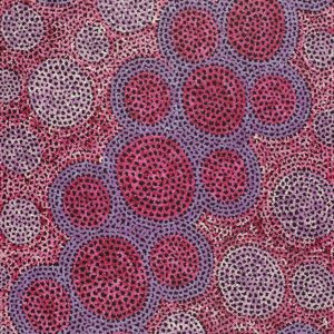 Pamapardu Jukurrpa (Flying Ant Dreaming)  - Warntungurru by Vanessa Nampijinpa Brown