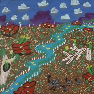 Nguru Yurntumu-wana (Country around Yuendumu) by Julie Napaljarri Kitson