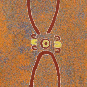 Jarlajirrpi Jukurrpa (Owlet Nightjar Dreaming) by Julie Napaljarri Kitson