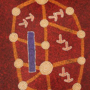 Yankirri Jukurrpa (Emu Dreaming) - Ngarlikirlangu by Michael Japaljarri Wayne