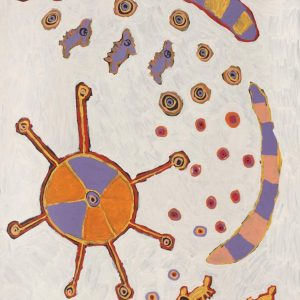 Mina Mina Jukurrpa (Mina Mina Dreaming) by Saraeva Napangardi Marshall