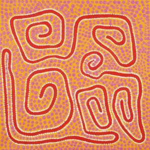 Yarla Jukurrpa (Bush Potato Dreaming) - Yumurrpa by Stephanie Napurrurla Nelson