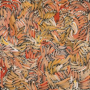 Purrpalanji (Skinny Bush Banana) Jukurrpa by Nola Napangardi Fisher