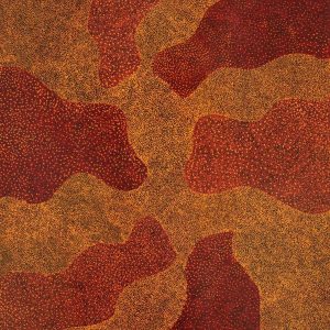 Ngapa Jukurrpa (Water Dreaming)  -  Puyurru by Krishana Petrick