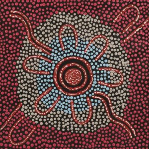 Ngurlu Jukurrpa (Native Seed Dreaming) by Ingrid Napangardi George