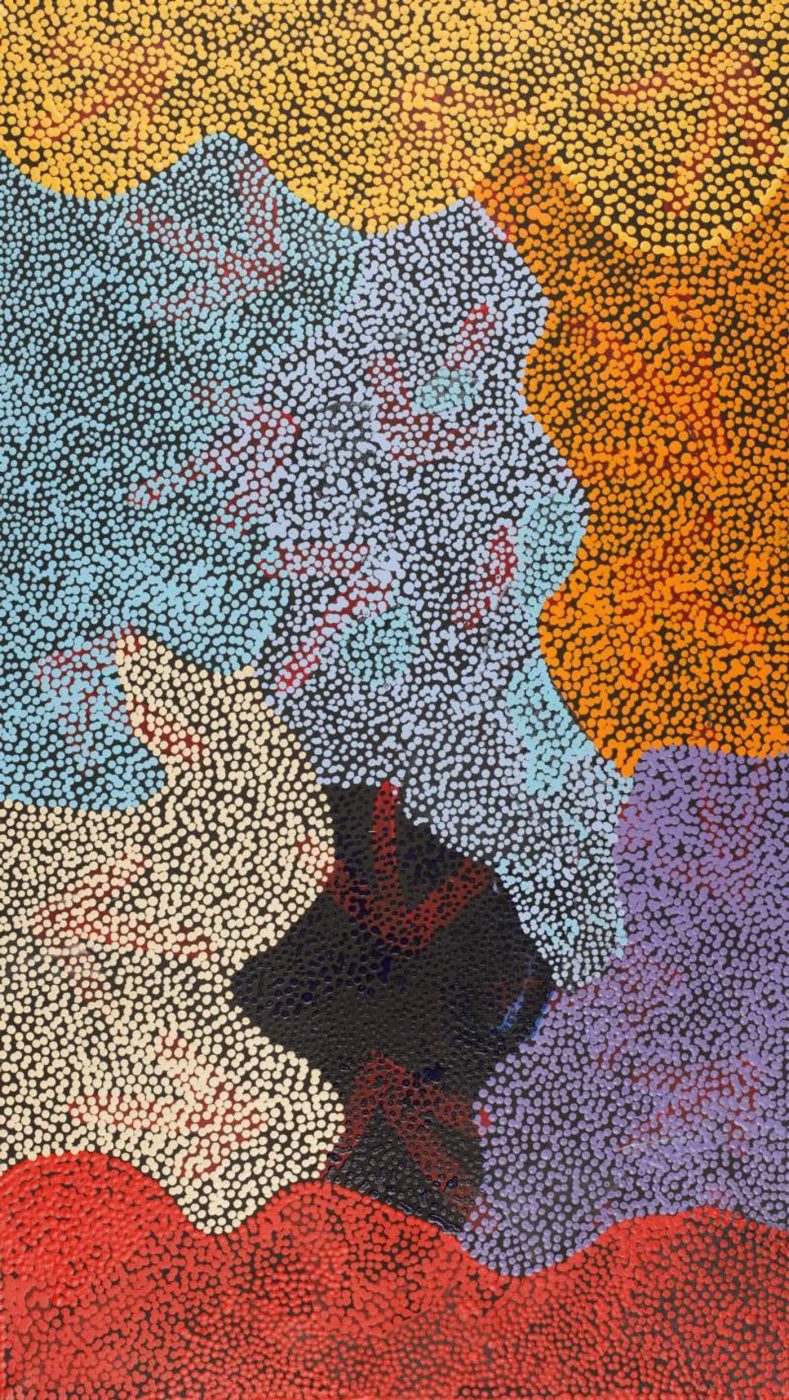 Yankirri Jukurrpa (Emu Dreaming) - Ngarlikirlangu by Margaret Nangala Gallagher