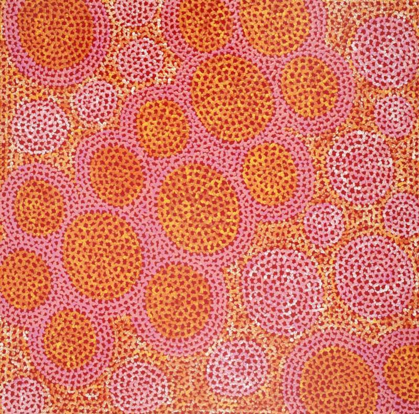Pamapardu Jukurrpa (Flying Ant Dreaming) - Warntungurru by Vanessa Nampijinpa Brown