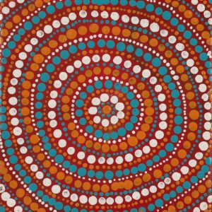 Watiya-warnu Jukurrpa (Seed Dreaming) by Warlukurlangu Artists