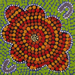 Wanakiji Jukurrpa (Bush Tomato Dreaming) by Warlukurlangu Artists