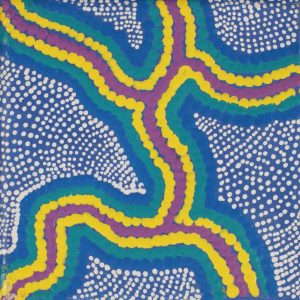 Pamapardu Jukurrpa (Flying Ant Dreaming)  - Warntungurru by Warlukurlangu Artists