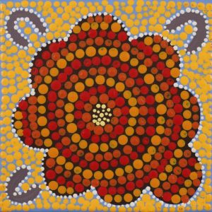 Wanakiji Jukurrpa (Bush Tomato Dreaming) by Warlukurlangu Artists
