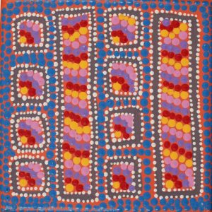 Wanakiji Jukurrpa (Bush Tomato Dreaming) by Warlukurlangu Artists