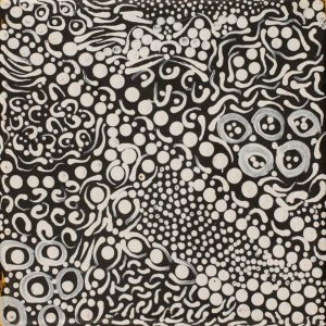 Wanakiji Jukurrpa (Bush Tomato Dreaming) by Warlukurlangu Artists