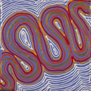 Watiya-warnu Jukurrpa (Seed Dreaming) by Warlukurlangu Artists