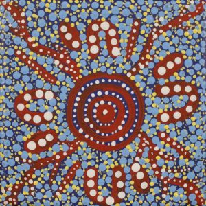 Yarla Jukurrpa (Bush Potato Dreaming) - Cockatoo Creek by Warlukurlangu Artists