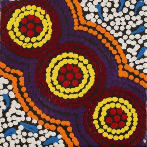 Pamapardu Jukurrpa (Flying Ant Dreaming)  - Warntungurru by Warlukurlangu Artists