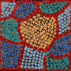 Wardapi Jukurrpa (Goanna Dreaming) - Yarripilangu by Warlukurlangu Artists