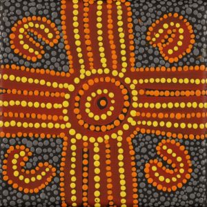 Warna Jukurrpa (Snake Dreaming) by Warlukurlangu Artists