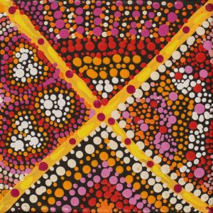 Ngatijirri Jukurrpa (Budgerigar Dreaming) by Warlukurlangu Artists