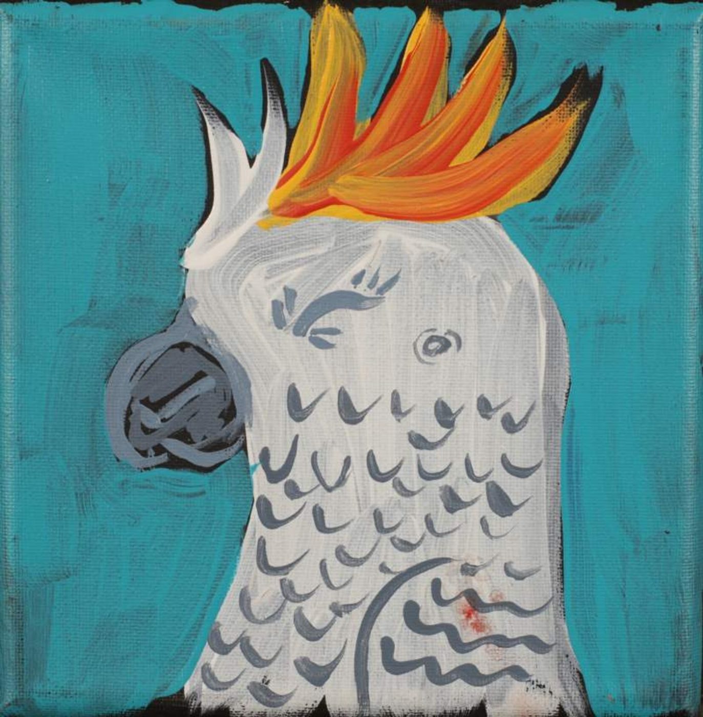 Jurlpu kuja kalu nyinami Yurntumu-wana (Birds that live around Yuendumu) by Warlukurlangu Artists