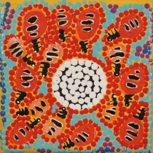 Yurrampi Jukurrpa (Honey Ant Dreaming) by Warlukurlangu Artists